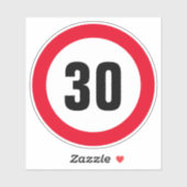 Aangepaste snelheidslimiet vinylstickers met aanta sticker (Vel)