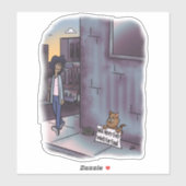 Aangepaste snijkop Stickers (Vel)