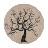 Aangepaste snijplank met boom (Voorkant)