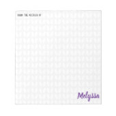 Aangepaste snit notitieblok (Voorkant)