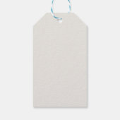 Aangepaste snoepriet vrolijk kerstfeest rood cadeaulabel (Achterkant)