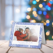 Aangepaste Snowflake Kerstkaart Feestdagen Kaart