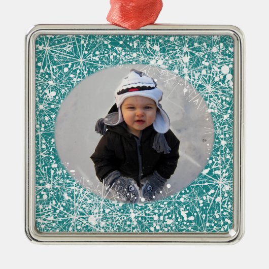 Aangepaste Snowflake Ornament (Voorkant)