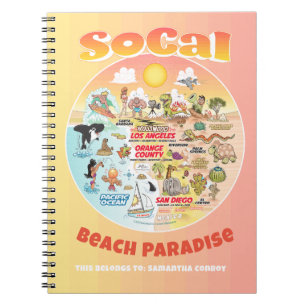 Aangepaste SoCal Notitieboek