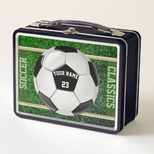 Aangepaste Soccer Classics Metal Lunchbox