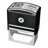 Aangepaste Social Media QR Code Self-Inking Stamp Zelfinktende Stempel (Product)