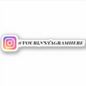 Aangepaste sociale installatiemedia sticker (Voorkant)