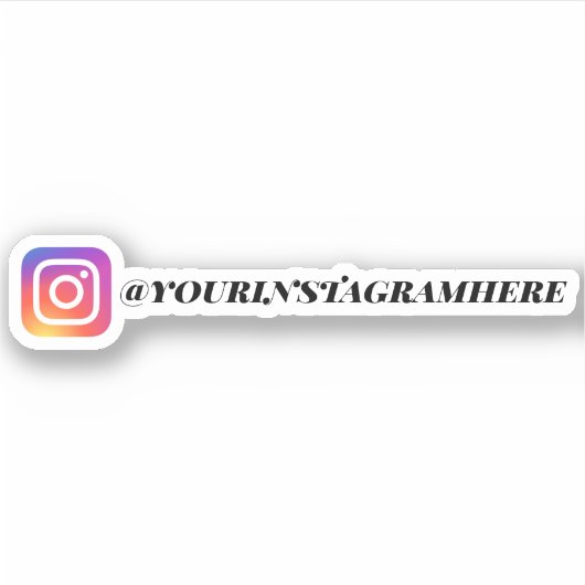 Aangepaste sociale installatiemedia sticker (Voorkant)