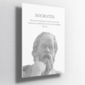 Aangepaste Socrates inspirerend offerte Poster