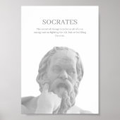 Aangepaste Socrates inspirerend offerte Poster (Voorkant)