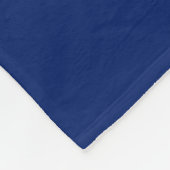 Aangepaste Softball Fleece Blankets, Navy Blue (Hoek)
