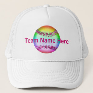 Aangepaste Softball-Petten met UW TEAM-NAAM Trucker Pet