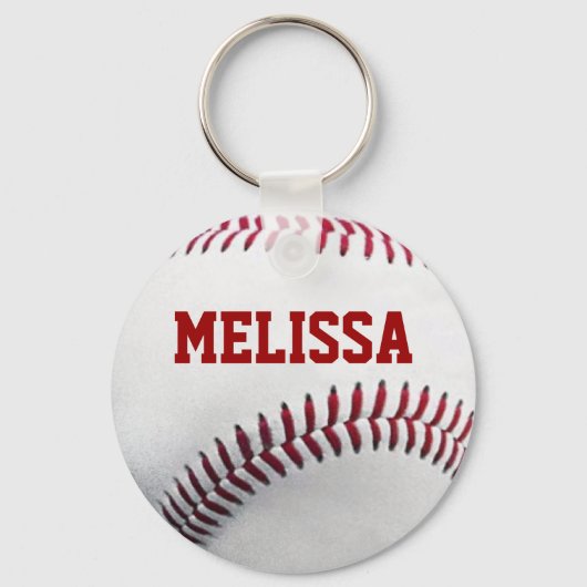 Aangepaste Softball-Sleutelhanger Sleutelhanger (Voorkant)