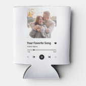 Aangepaste Song Favorite Song One Photo Coffee Mok Blikjeskoeler (Voorkant)