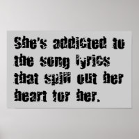 AANGEPASTE SONG LYRICS HEART SPILL SAD EMO OPMERKI