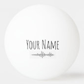 Aangepaste SoundWave Design Gift Pingpongballen (Voorkant)