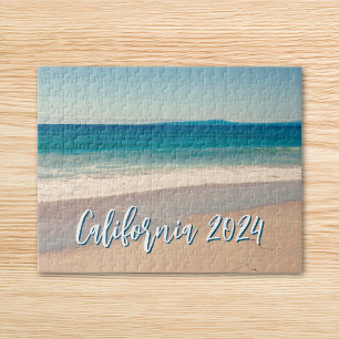 Aangepaste Souvenir Foto Oceaan Blauwe Schilderach Legpuzzel