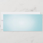 Aangepaste Spa Day Massage Blue Voucher Certificaa Kaart (Achterkant)