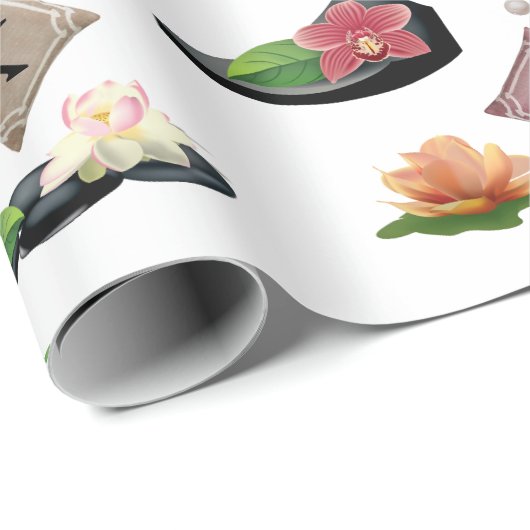 Aangepaste spa-objecten cadeaupapier (Rol Hoek)