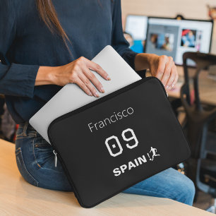 Aangepaste Spaanse Nationale Voetbal Professioneel Laptop Sleeve