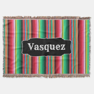 Aangepaste Spaanse Serape Mexican Blanket op maat Deken