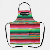 Aangepaste Spaanse Serape Mexican Blanket op maat Schort (Voorkant)