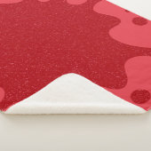 Aangepaste Spat Tomate Rood Sherpa Deken (3/4)