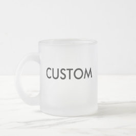 Aangepaste, speciaal voor bier bestemde lege Sjabl Matglas Koffiemok