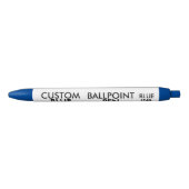 Aangepaste, speciaal voor de inkt uitgeruste ballp blauwe inkt pen (Voorkant)