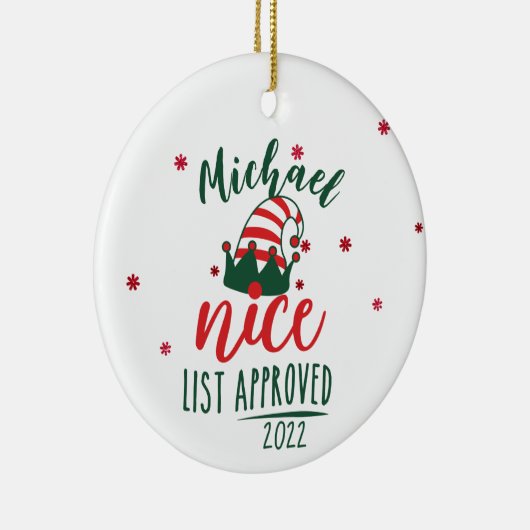 Aangepaste, speciaal voor kerstmis uitgeruste kers keramisch ornament (Rechts)