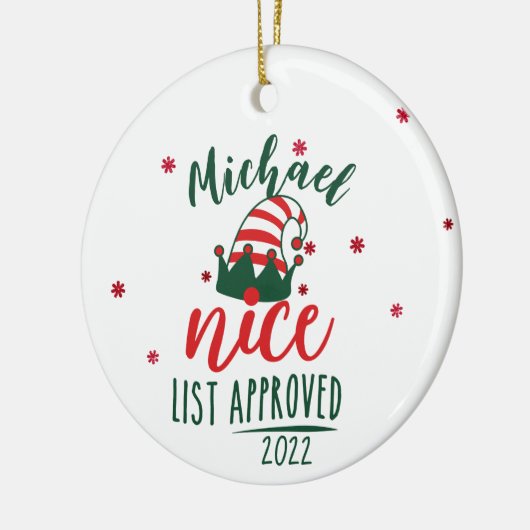 Aangepaste, speciaal voor kerstmis uitgeruste kers keramisch ornament