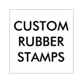 Aangepaste speciale 2,5-inch x 2,5-inch houten rub rubberstempel (Afrduk)