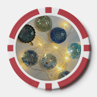 Aangepaste speelkaarten met glitter sparkles poker chips