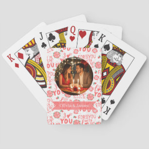 Aangepaste speelkaarten Valentijnsdag pokerkaart