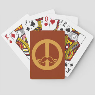 Aangepaste speelkaarten voor de Peace Stache