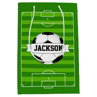Aangepaste speler voor voetbalveld/teamnaam Sportp Medium Cadeauzakje