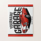 Aangepaste spierkraan 1967 Roodspoeling Legpuzzel (Verticaal)