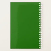 Aangepaste spiraalplanner voor tennisspeler of -co planner (Achterkant)