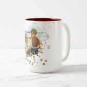 Aangepaste Splash Art Tweekleurige Koffiemok (Voorkant rechts)