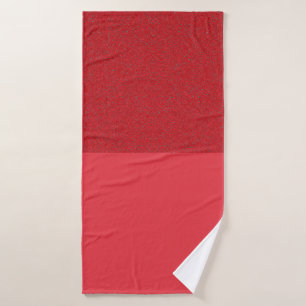 Aangepaste split-design gespikkelde bovenkant badh badhanddoek