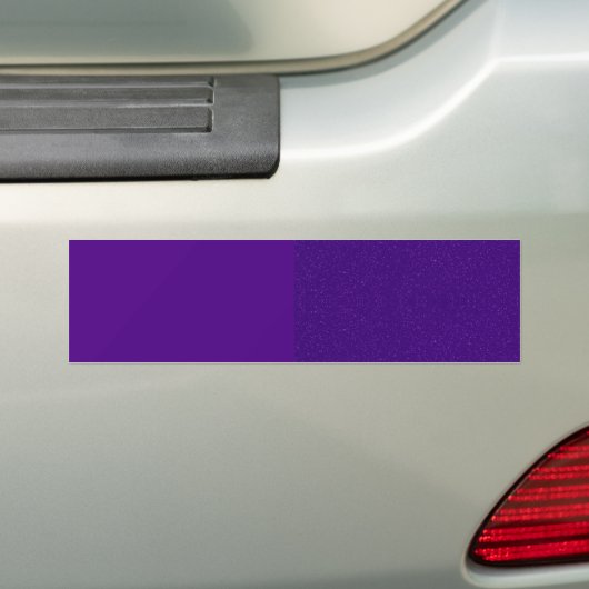 Aangepaste Split Paarse Glitter Bumpersticker (Op auto)