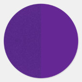 Aangepaste Split Paarse ronde Sticker – Ruis & Sol (Voorkant)