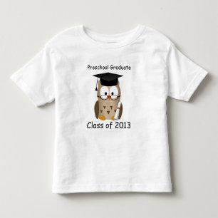 Aangepaste spoedstemming Voorschool Afstuderen Kin Kinder Shirts