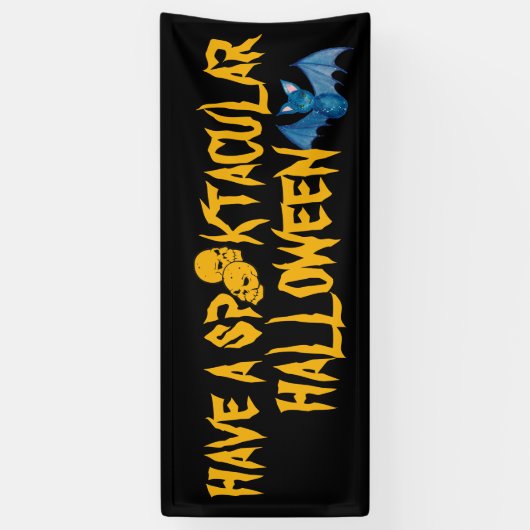 Aangepaste spooktaculaire halloween Decoration Par Spandoek (Verticaal)