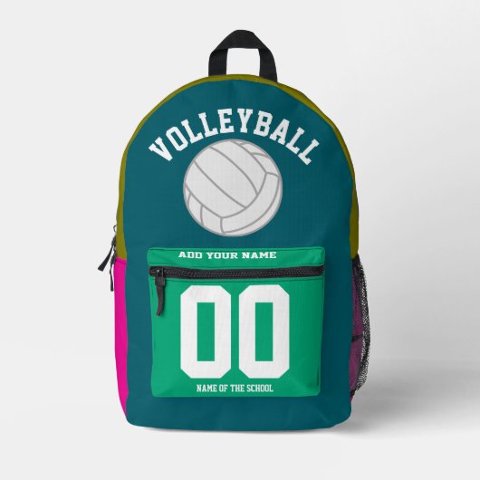 Aangepaste Sport Jersey Rugzak - Ontwerp uw tas (Voorkant)