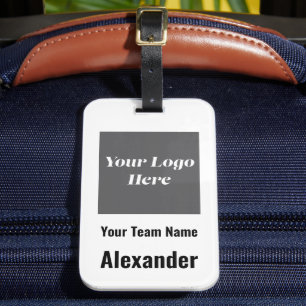 Aangepaste Sport Team Logo, Team & Speler Naam Bagagelabel