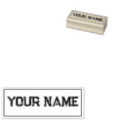 Aangepaste sportnaam school rubberstempel (Gestempeld)