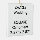 Aangepaste SQUARE-hanging voor versiering van het  Keramisch Ornament (Rechts)