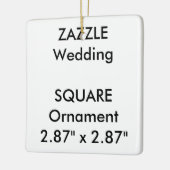 Aangepaste SQUARE-hanging voor versiering van het  Keramisch Ornament (Links)