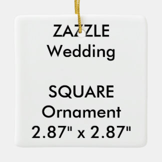 Aangepaste SQUARE-hanging voor versiering van het Keramisch Ornament